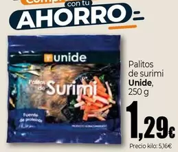 Unide - Palitos De Surimi, 250 G