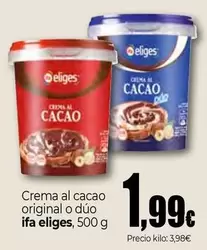 Ifa Eliges - Crema Al Cacao Original O Dúo, 500 G