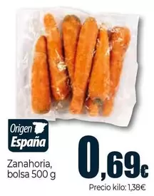 Zanahoria, Bolsa 500 G