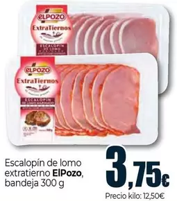Elpozo - Escalopín De Lomo Extratierno, Bandeja 300 G