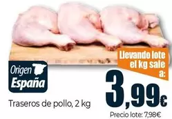 Traseros De Pollo, 2 Kg