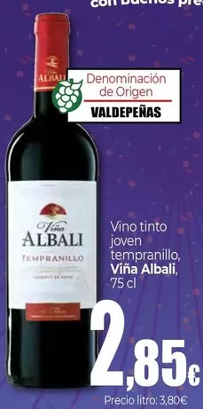 Viña Albali - Vino Tinto Joven Tempranillo
