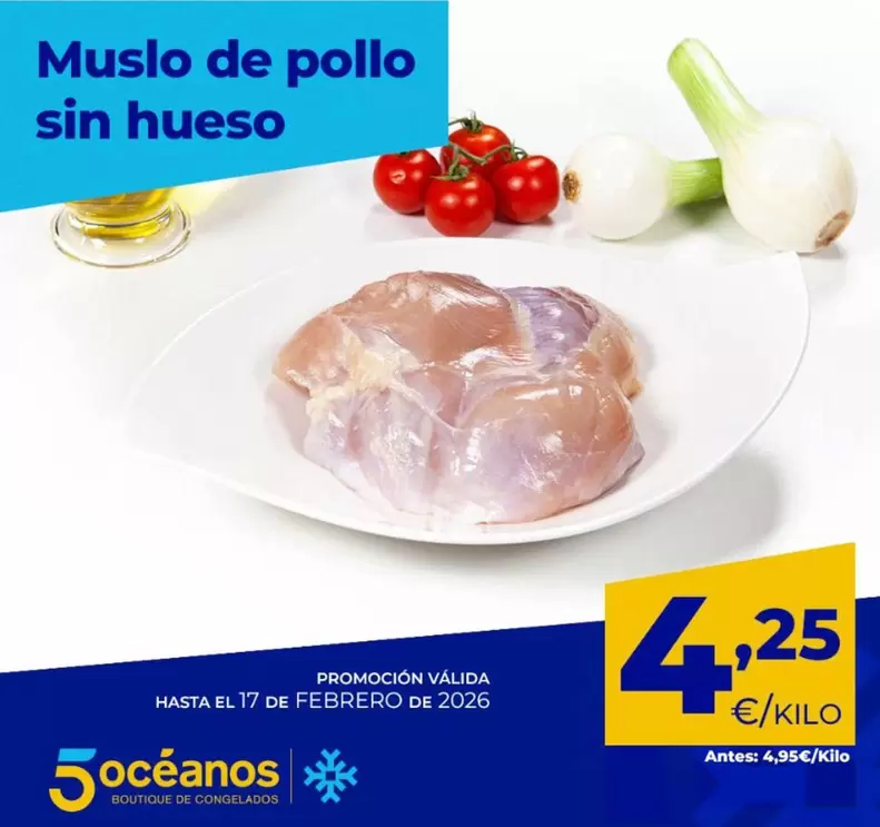 Muslo De Pollo Sin Hueso
