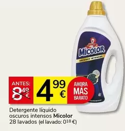 Micolor - Detergente Líquido Oscuros Intensos