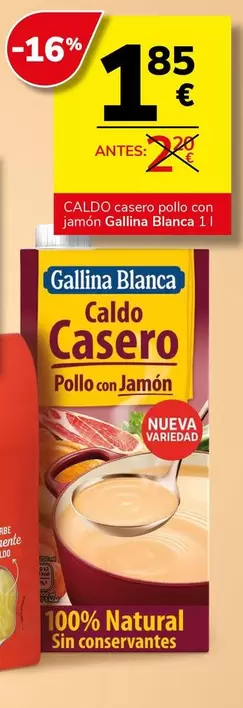 Gallina Blanca - Caldo Casero Pollo Con Salmon