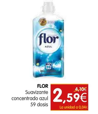 Flor - Suavizante Concentrado Azul