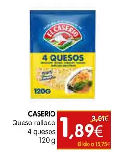 El Caserío - Queso Rallado 4 Quesos