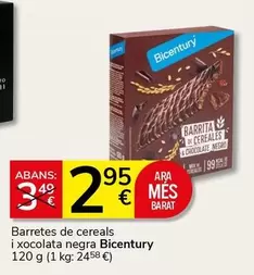 Bicentury - Barretes De Cereals I Xocolata Negra