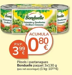 Bonduelle - Pesols I Pastanagues