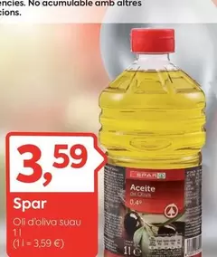 Spar - Oli D'Oliva Suau