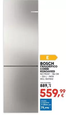 Bosch - Frigorifico Combi Kgn5qwied