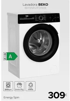 Beko - Lavadora BM3WFU3721WB 