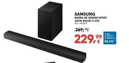 Samsung - Barra De Sonido 8750f 400w Dolby 5.1ch