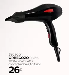 Orbegozo - Secador Se2235