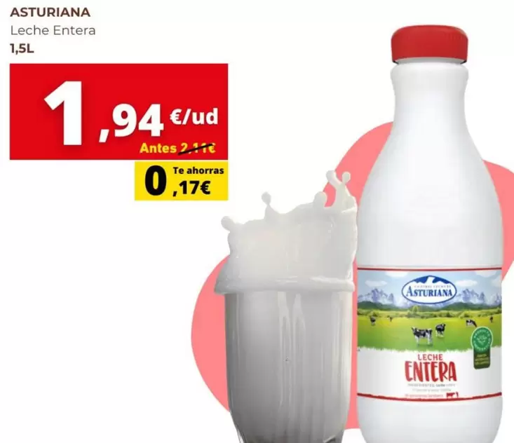 La Asturiana - Leche Entera