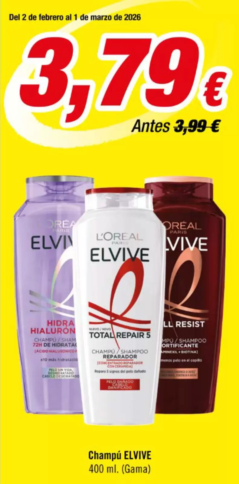 L'Oréal - Champú Elvive 
