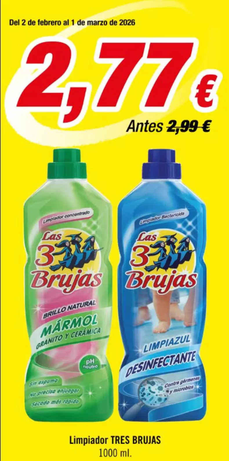 Las 3 Brujas - Limpiador 