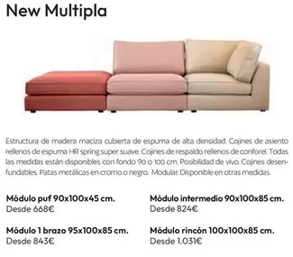 Sofás Modulo Multipla