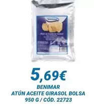 Benimar - Atún Aceite Girasol Bolsa