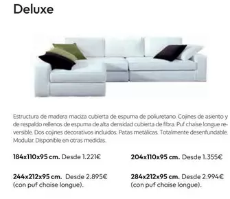 Sofás Deluxe 
