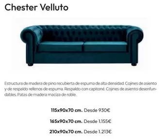 Sofás Chester Velluto