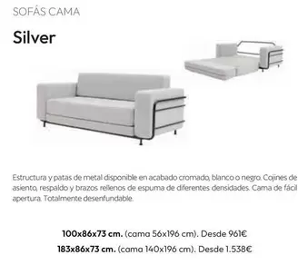 Sofás Cama Silver