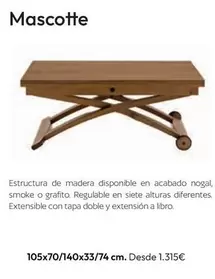 Mesas Centro Mascotte