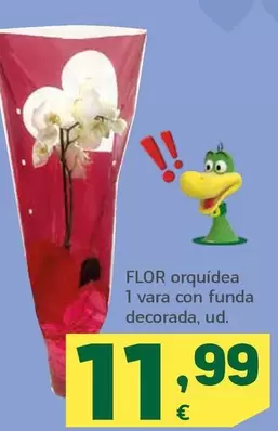 Flor - Orquídea 1 Vara Con Funda Decorada
