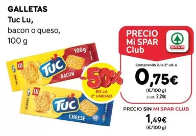 Tuc - Galletas Bacon O Queso