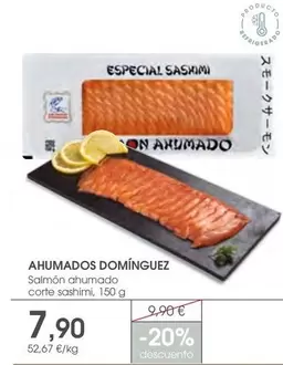Ahumados Domínguez - Salmón Ahumado Corte Sashimi