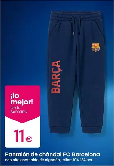 FC Barcelona - Pantalon De Chandal Fc Barcelona