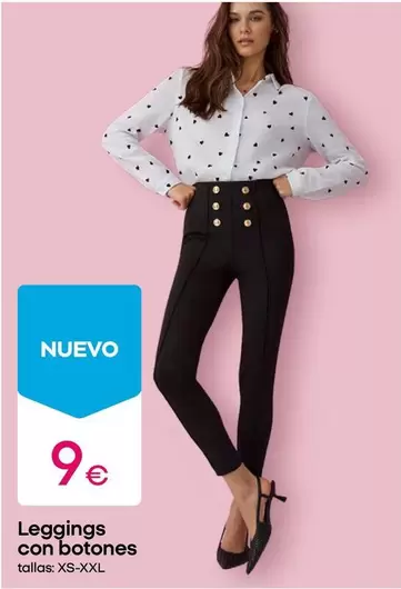 Botones - Leggings Con