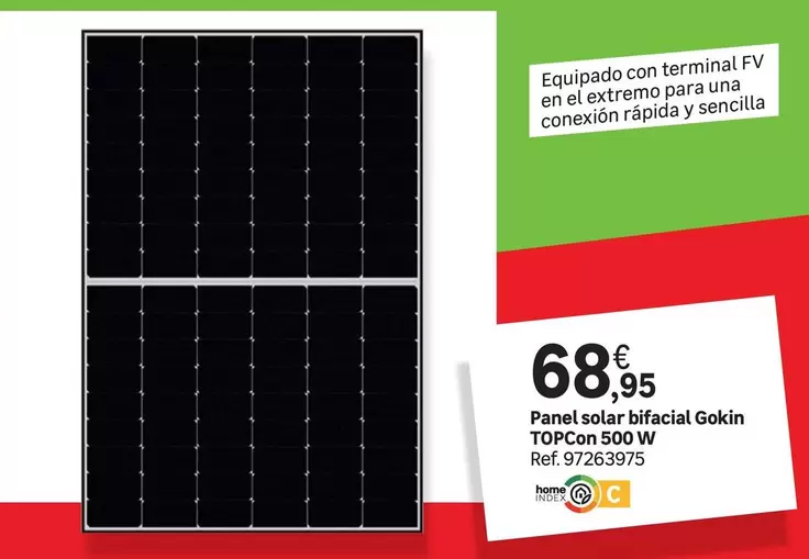 Solar - Panel Facial Gokin Topcons 500 W