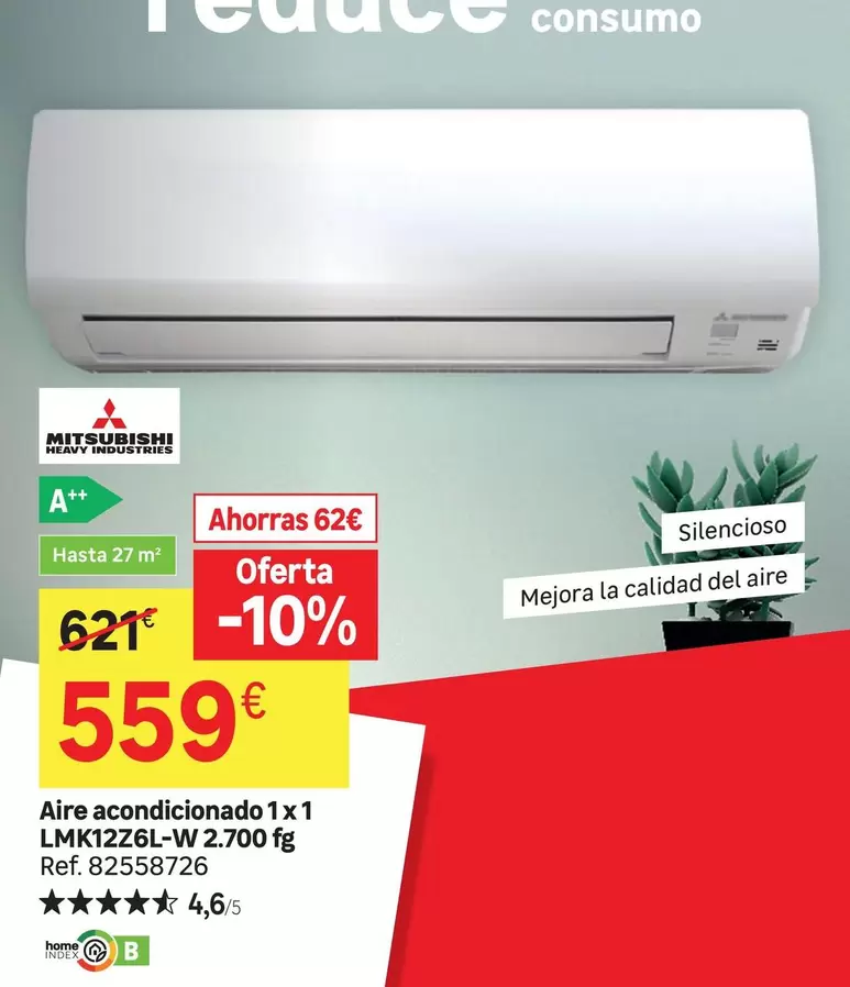Mitsubishi - Aire Acondicionado Lmf1226l-w