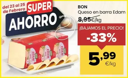 Bon - Queso En Barra Edam