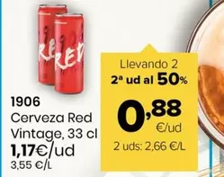 1906 - Cerveza Red Vintage