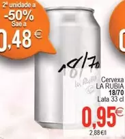 18/70 - Cervexa La Rubia 