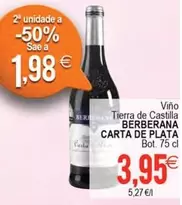 Berberana Carta De Plata - Viño Tierra De Castilla