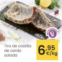 Tira De Costilla De Cerdo Salada