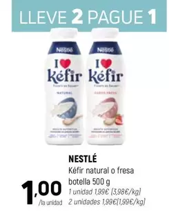 Nestlé - Kéfir Natural O Fresa Botella
