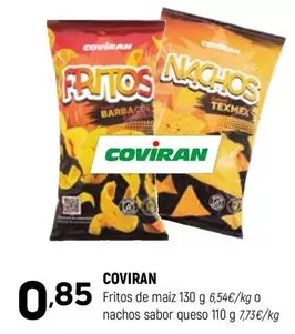 coviran - Fritos De Maiz Nachos Sabor Queso