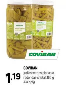coviran - Judias Verdes Planas O Redondas Cristal