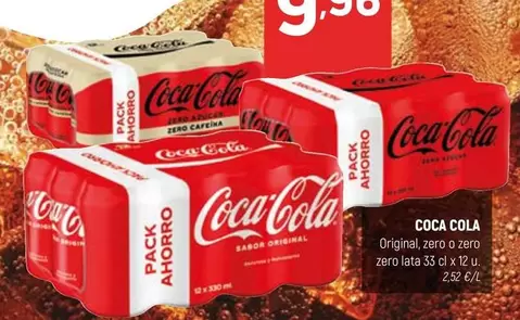 Coca-Cola - Original, Zero O Zero Zero Zero Lata