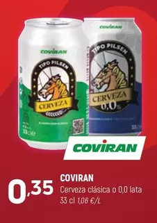 coviran - Cerveza Clasica O 0.0