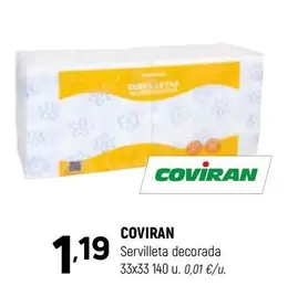 coviran - Servilleta Decorada