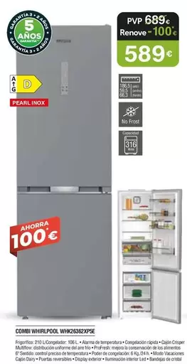 Whirlpool - Combi Wrc0520c25e