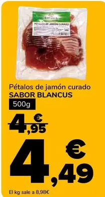 Sabor Blancus - Petalos De Jamón Curado