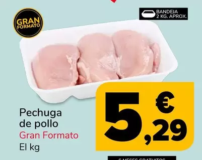 Pechuga De Pollo Gran Formato