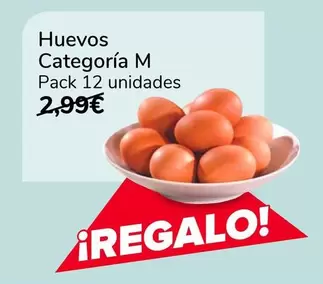 Huevos Categoria M Pack 12 Unidades