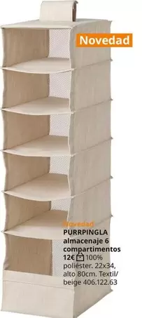 Almacenaje 6 Compartimentos